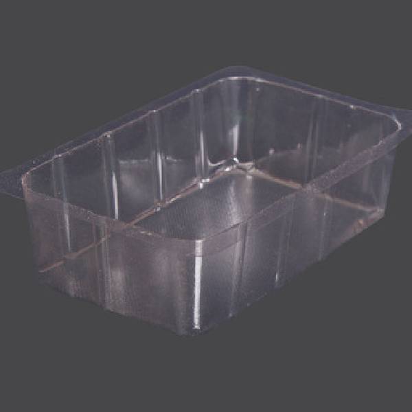 Disposable HingedPastry Tray - Regular (Rectangle) Transparent