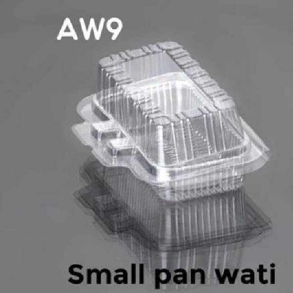 Disposable Pet Pan Wati (Container) - Small (Rectangle) Transparent
