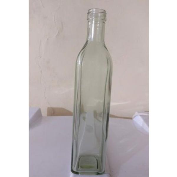 Olive Oil Glass Marasca Bottle - Slightly Green texture (500ml)