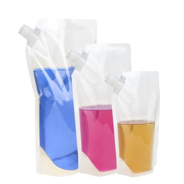 Spout Pouch - Transparent (Clear) Side Spout- 10mm