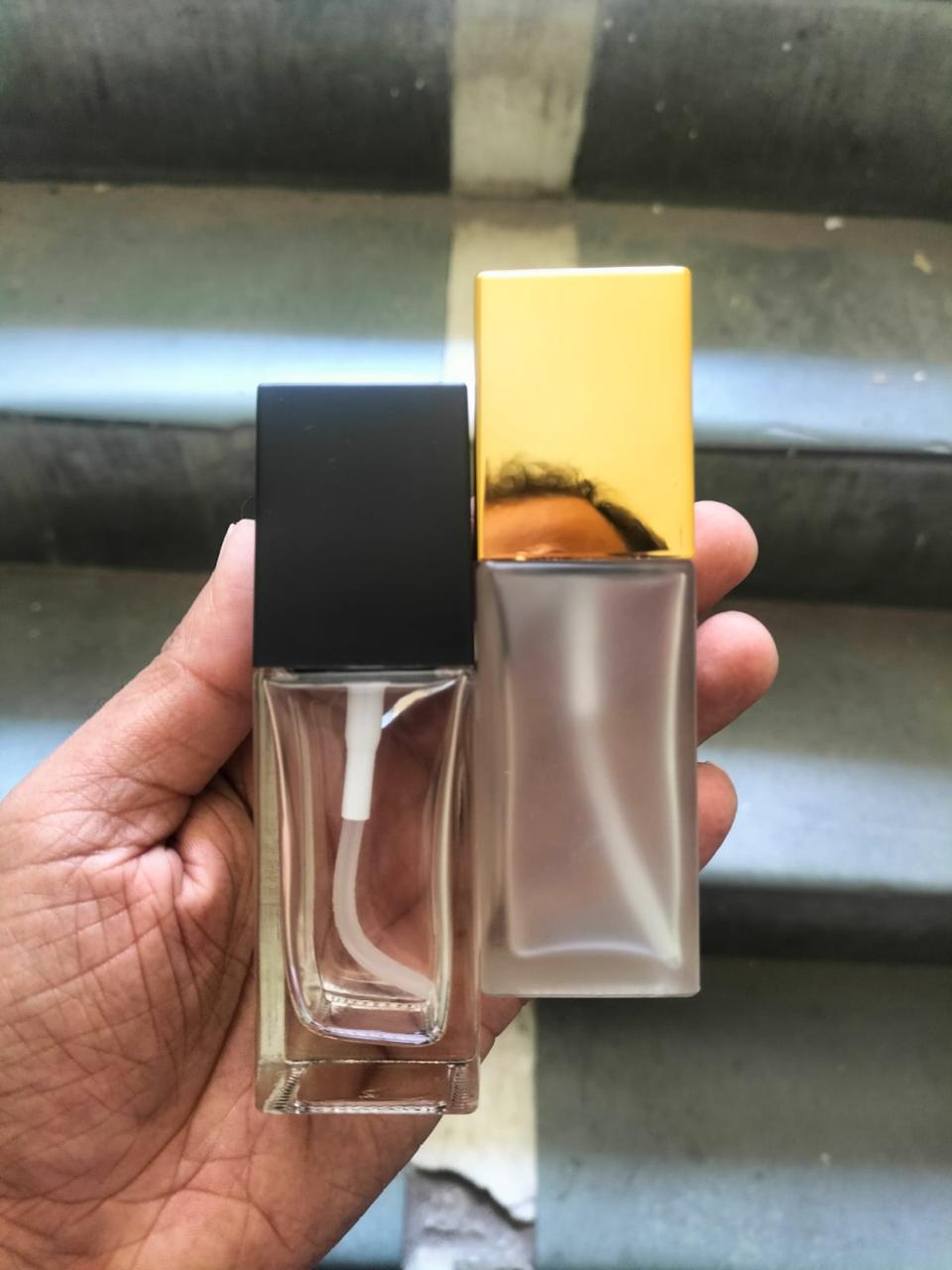 30ml Foundation/Cream Bottle -Clear, Clear-Frosted