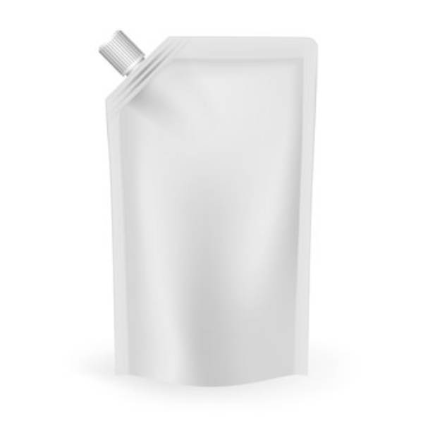 Spout Pouch - (White) Side/Center Spout - 21mm