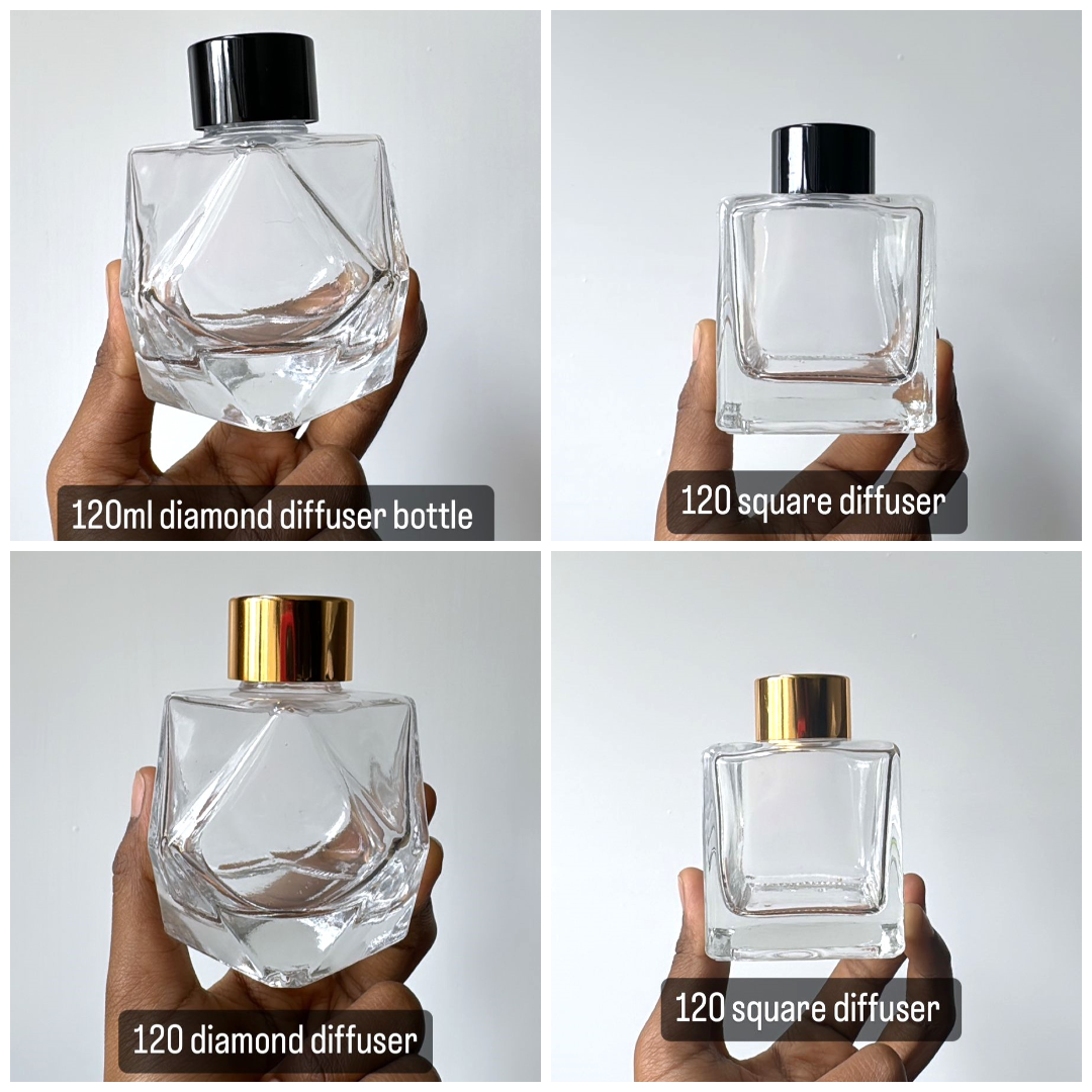 120ml Square/Diamond Glass Diffuser